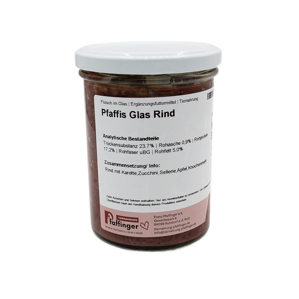 Pfaffis Glas Rind